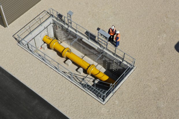 The Etrez compressor station - Photo: Philippe Dureuil