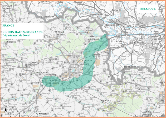 Indicative zone for the proposed hydrogen transport infrastructure route