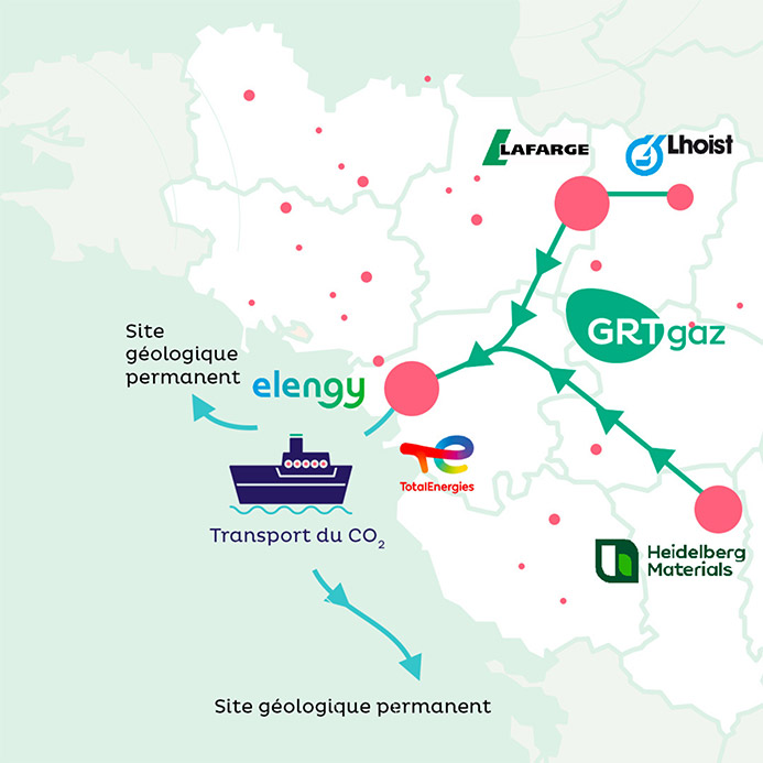 GOCO2 project's map